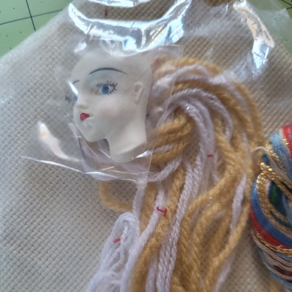 Vintage Bernat Christmas Angel Counted Cross Stitch Stocking - Picture 5 of 5